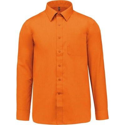 Kariban košile Jofrey dlouhý rukáv K545 oranžová