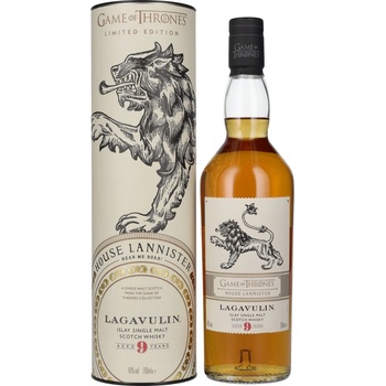 Lagavulin 9y Game of Thrones House Lannister 46% 0,7 l (tuba)