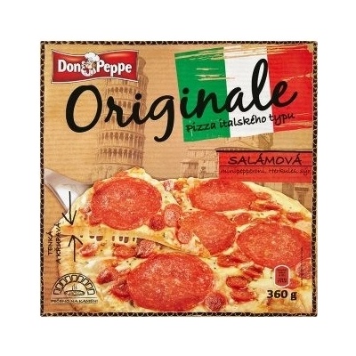 Don Peppe Originale Pizza salámová 360 g – Zbozi.Blesk.cz