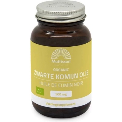 Mattisson BIO olej z černého kmínu 500 mg 90 kapslí