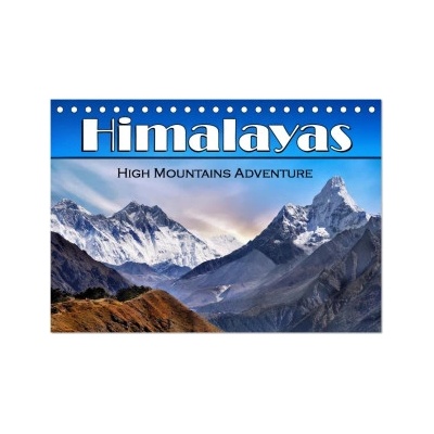 Calvendo Himalayas high mountains adventure (Desk Calendar 2026 DIN A5 landscape), CALVENDO 12 Month DeskCalendar | Calvendo, Helena Bilkova