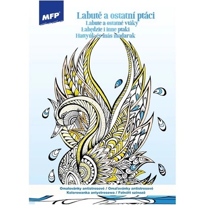 MFP 5301181 Omaľovánky antistresové Labute a ostatné vtáky
