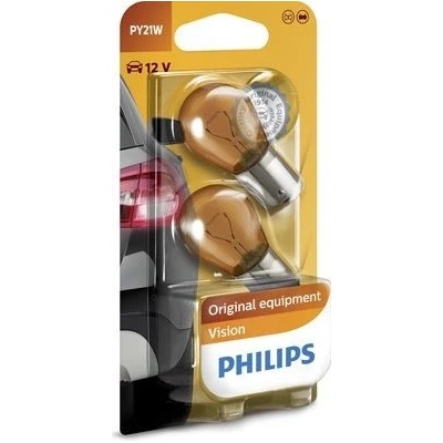 Philips Vision 12496NAB2 PY21W BAU15s 21W 12V 2ks