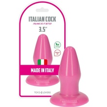 MILO PINK Anální kolík nevibrační penis délka 11cm / 4,5cm