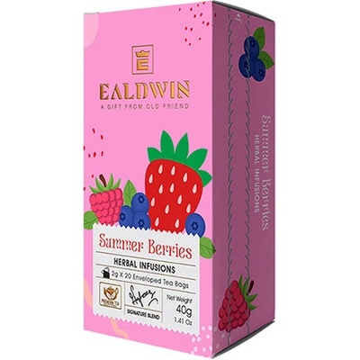 Ealdwin Summer Berries ovocný čaj 20 sáčků