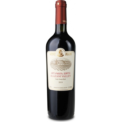Wine Man LTD Alazani Valley červené polosladké 11,5% 0,75 l (holá láhev)