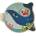 Smart Baby Дървена книжка с животни Smart Baby - Кит, 3 м+ (ACTBK11)
