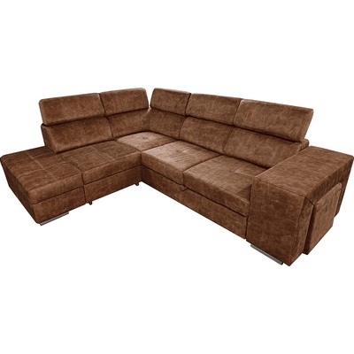 Диван кафяв ляв МАЛАГА