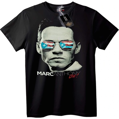 NOONEBRAND Тениска Marc Anthony На Живо! Пуерто Рико - L, White