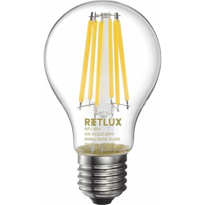 Retlux RFL 604 Fil. A60 E27 4W WW A