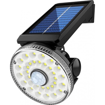 LEDMAX Led Соларен прожектор 15w с датчик за движение, кръг (3514372)