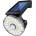 LEDMAX Led Соларен прожектор 15w с датчик за движение, кръг (3514372)