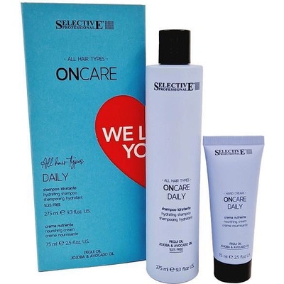 Selective Professional Хидратиращ комплект шампоан и крем за ръце Selective ONcare We Love You Daily