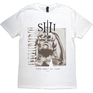 Behemoth The Shit Ov God Sepia Parchment (Back Print) White XL Риза (BEHETS11MW04)
