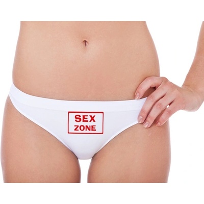 Divja nohavičky s nápisom Sex Zone