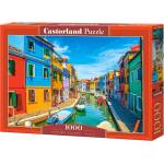 Castorland Пъзел Castorland от 1000 части - Цветовете на Бурано, Италия (C-105250-2)