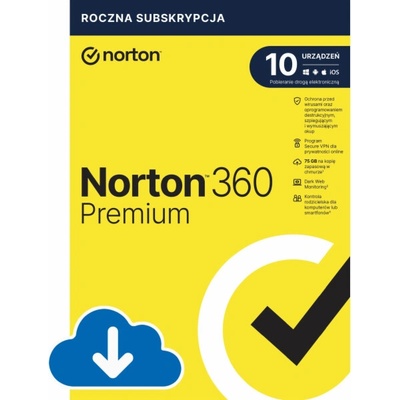 Norton 360 Premium 10 lic. 3 roky (21441559)