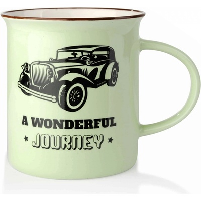 Affek Design MX9586 Šálka s uchom a wonderful journey zelená 325ml