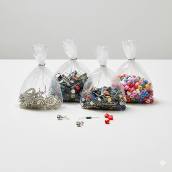 Полиетиленови пликове 40 микрона 10*20 см 200бр (е-1434)