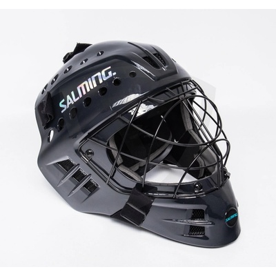 Salming Phoenix Elite Helmet Black Shiny černá