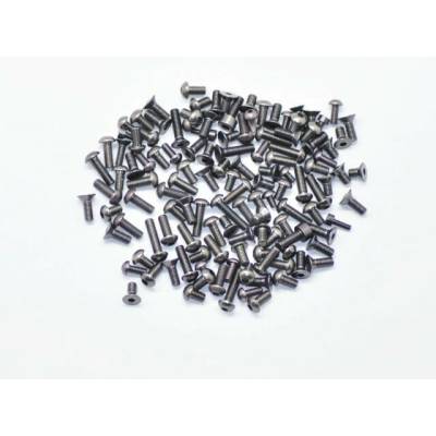 Serpent Screwset 411 gray alu 7075 T6 126 SER401603