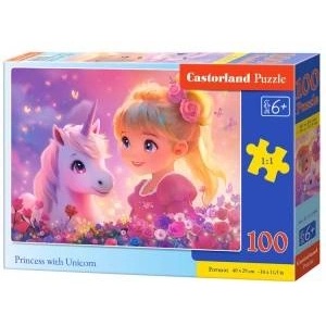 Castorland 100-piece Princess with Unicorn Puzzle B-111299