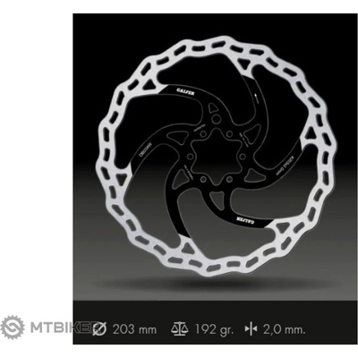 Galfer E-Bike Disc Wave , 203 mm, 6-dier, 2.0 mm