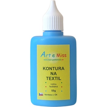 Kontúra na textil 83 neón modrá