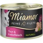 Miamor Feine Filets Naturell тонка риба и рак 156 г