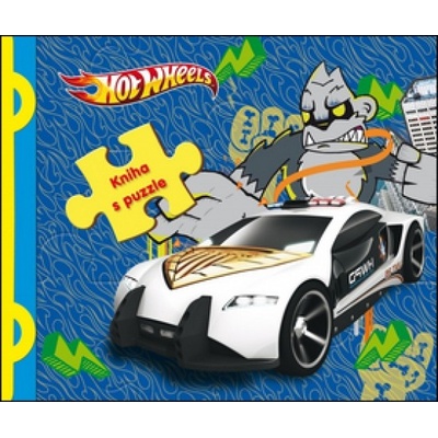 Hot Wheels - kniha s puzzle