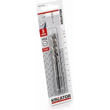 Kreator vrták do kovu HEX 5,0 mm HSS KRT011306