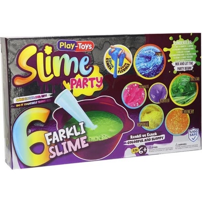 Play-Toys Творчески комплект Play-Toys - Приготвяне на слайм, 6 цвята (2700)