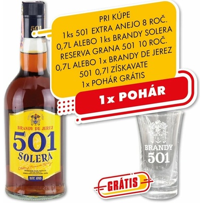 501 Solera 36% 0,7 l (čistá fľaša)