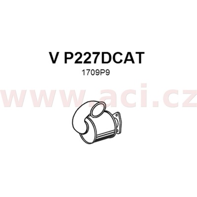 katalyzátor FENNO/IMASAF/EBERSPACHER V P227DCAT
