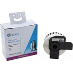 G&G ЛЕНТА ЗА ЕТИКЕТНИ ПРИНТЕРИ BROTHER ТИП QL - CONTINUOUS PAPER TAPE - 29 mm x 30, 48 m - DK-22210 (DK22210) - PN RL-BR-DK22210 - G&G (300BRADK22210GG)