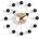 Vitra Ball Clock black/brass