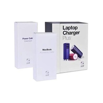 Zolt Laptop Charger Plus К2 - изключително компактно и лесно преносимо захранване за лаптопи и мобилни устройства (с US стандарт, USB удължител и MagSafe 2 ада