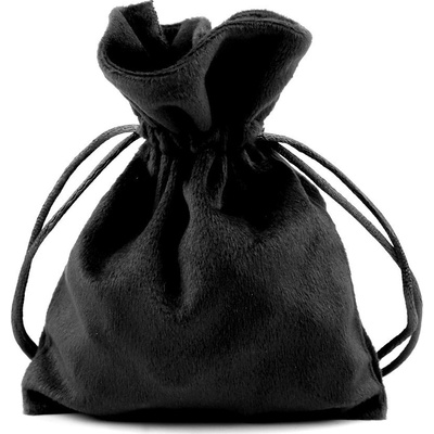 Prima-obchod Dárkový pytlík 10x13 cm sametový, barva 60 černá