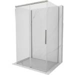 Mexen Rox-3S тричелна плъзгаща се душ кабина 95 x 90 cm, прозрачна, матиран никел - 8C2-095-090-97-00-3S (8C2-095-090-97-00-3S)