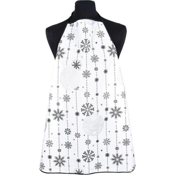 Forbyt Zástěra Vločka a baňka bíločerná