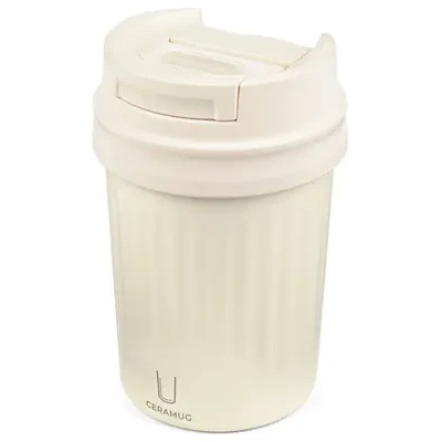 TROIKA Термочаша troika ceramug 300, бяла (cup31/wh)