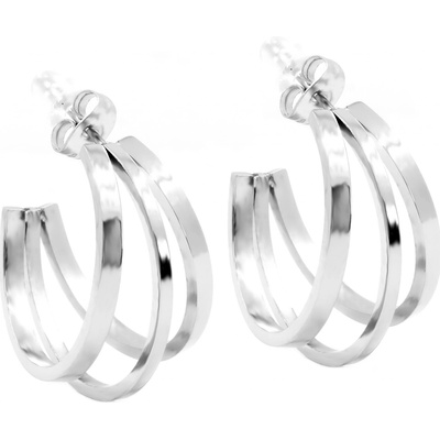 BRUNOshop.cz Trojité náušnice KROUŽKY S3808