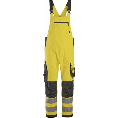 Snickers Workwear Reflexní laclové nohavice tř. 2 žlté