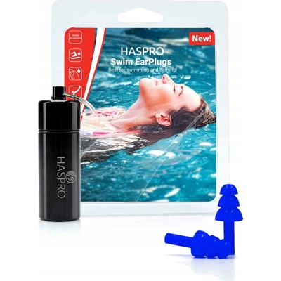 Haspro Swim Špunty do uší Universal modré