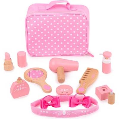 Bigjigs Toys - Дървен козметичен комплект в несесерче (BJ490)