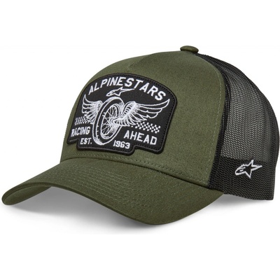 Alpinestars Heritage Patch Trucker zelená/čierna