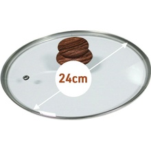 Livington Skleněná poklice Copper & Stone 24 cm