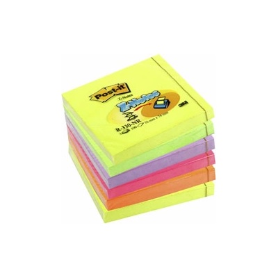 3M Лепящи листчета Post-It Z-Notes R330 Rainbow неон 6бр