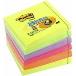 3M Лепящи листчета Post-It Z-Notes R330 Rainbow неон 6бр
