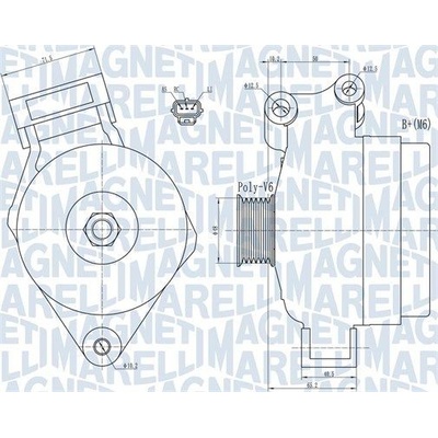Generátor MAGNETI MARELLI 063731925010